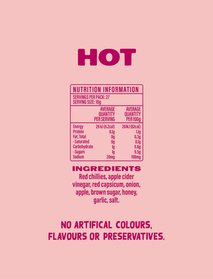 Cub's Chilli Sauce - Hot